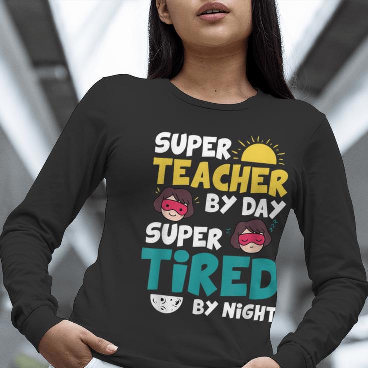 Super Hero Teacher Superheroes Women Long Sleeve T-Shirt, Super Teacher Shirts, funny gift Super Hero Teacher Superheroes Women Long Sleeve T-Shirt, Super Teacher Shirts, funny gift