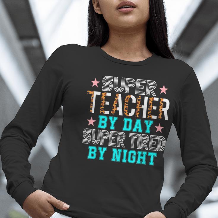 Super Teacher By Day Super Tired By Night Superhero Teacher Men Women Women Long Sleeve T-Shirt, Super Teacher Shirts, funny gift Super Teacher By Day Super Tired By Night Superhero Teacher Men Women Women Long Sleeve T-Shirt, Super Teacher Shirts, funny gift
