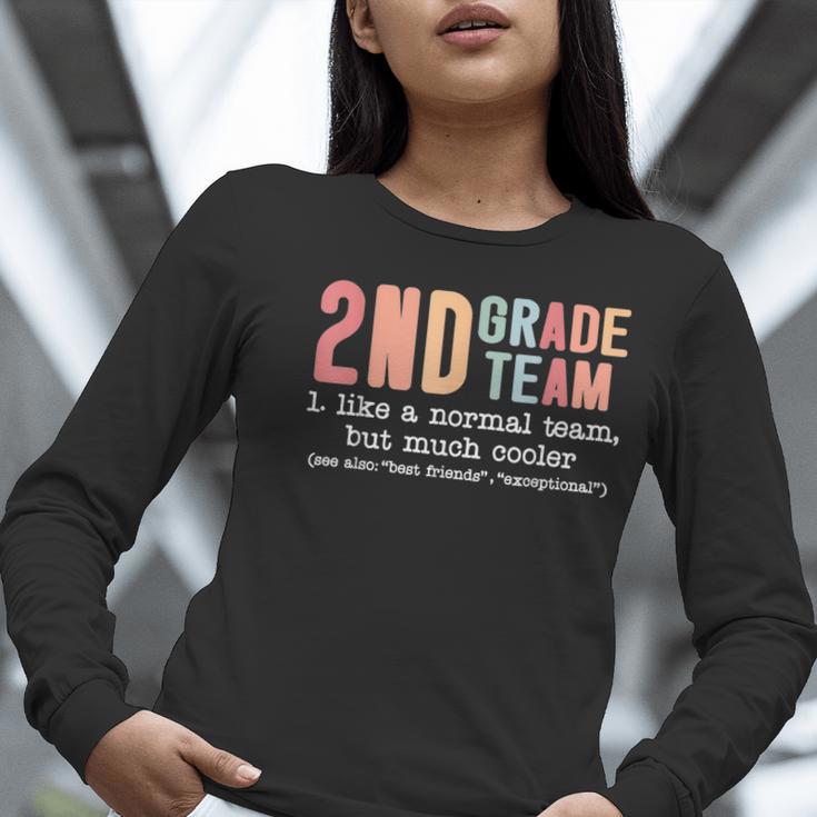 Teacher 2ND Grade Team Like a Normal Team But Much Cooler Women Long Sleeve T-Shirt, 2nd Grade Teacher Shirts, funny gift Teacher 2ND Grade Team Like a Normal Team But Much Cooler Women Long Sleeve T-Shirt, 2nd Grade Teacher Shirts, funny gift
