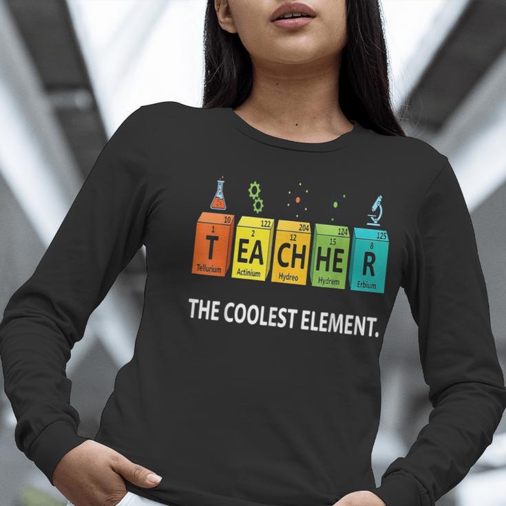 Teacher The Coolest Element Chemistry Periodic Table Science Women Long Sleeve T-Shirt, Science Teacher Shirts, funny gift Teacher The Coolest Element Chemistry Periodic Table Science Women Long Sleeve T-Shirt, Science Teacher Shirts, funny gift