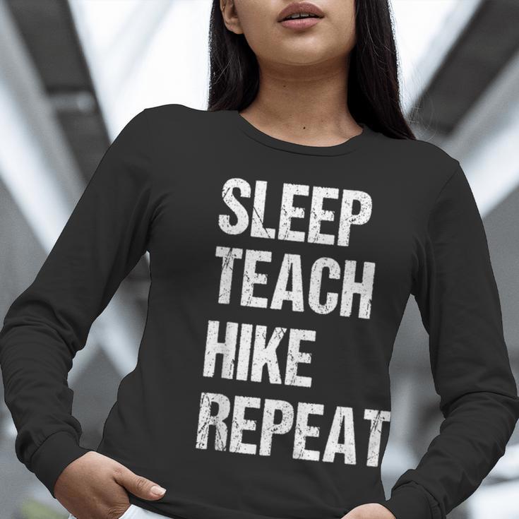 Teacher Hiking Shirt Teaching Hiker T Shirt Women Long Sleeve T-Shirt, funny gift Teacher Hiking Shirt Teaching Hiker T Shirt Women Long Sleeve T-Shirt, funny gift