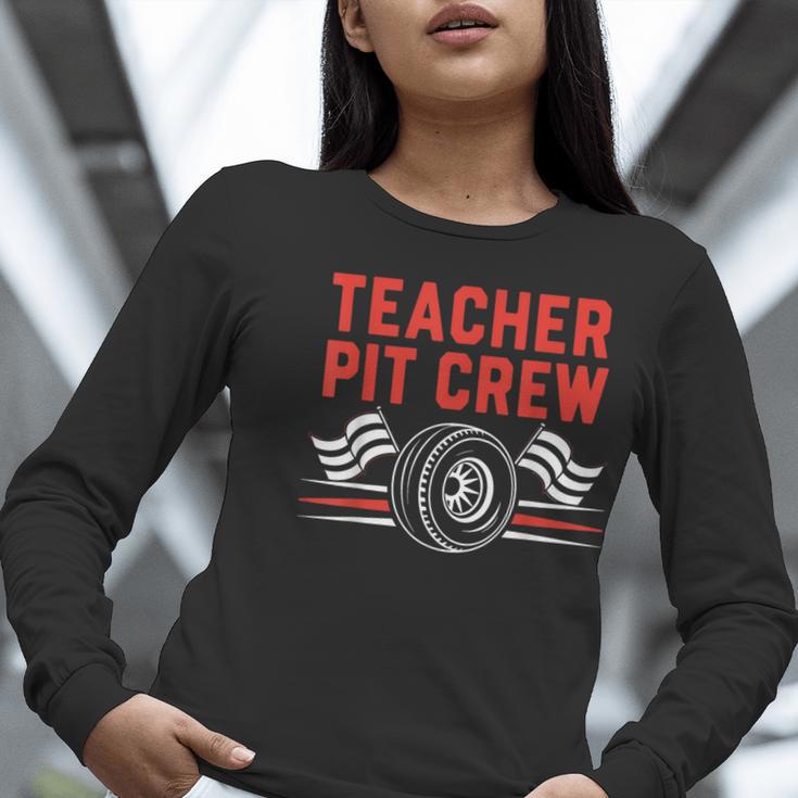 Teacher Pit Crew Race Car Driver Costume Men Women Kids Women Long Sleeve T-Shirt, funny gift Teacher Pit Crew Race Car Driver Costume Men Women Kids Women Long Sleeve T-Shirt, funny gift