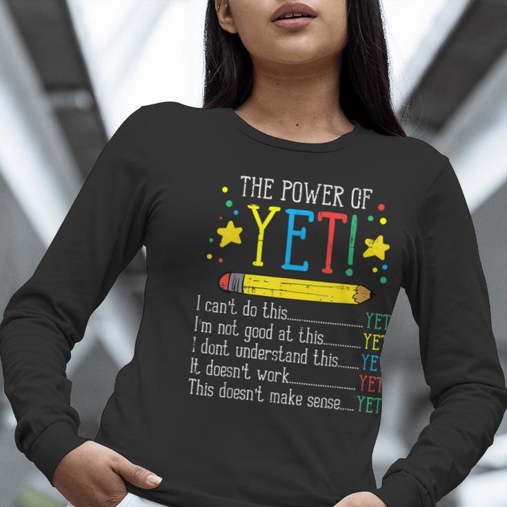 Teacher Power Of Yet Cant Do This Inspirational Women Men Women Long Sleeve T-Shirt, funny gift Teacher Power Of Yet Cant Do This Inspirational Women Men Women Long Sleeve T-Shirt, funny gift