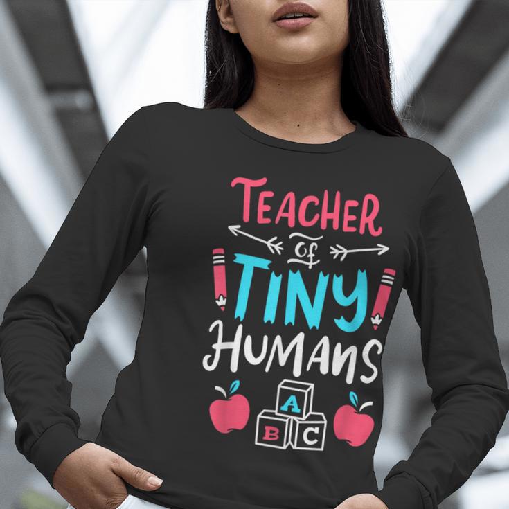 Teacher Preschool Pre K Kindergarten Women Long Sleeve T-Shirt, funny gift Teacher Preschool Pre K Kindergarten Women Long Sleeve T-Shirt, funny gift
