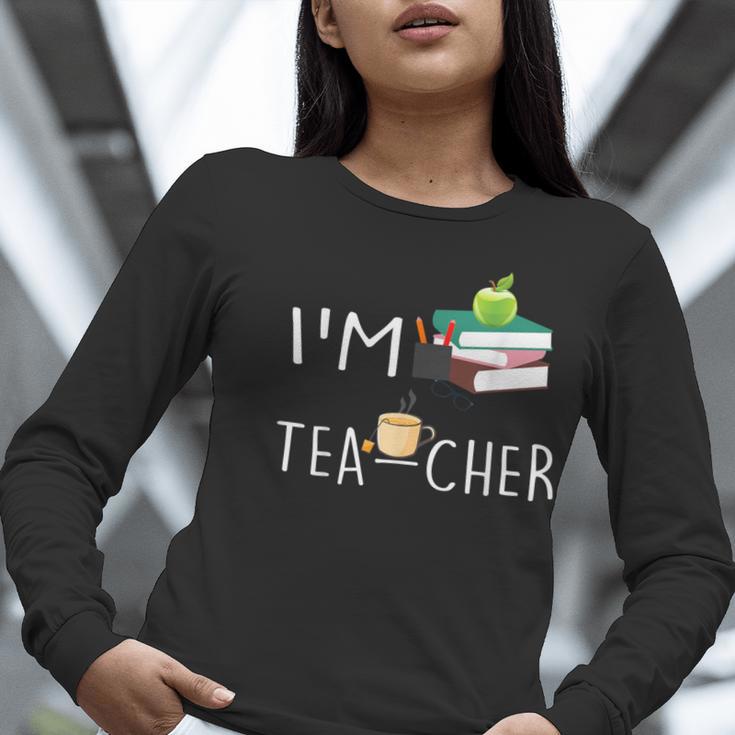 Teacher Puns I'm Tea-Cher Tea Lover Fun Teacher For Men Women Women Long Sleeve T-Shirt, funny gift Teacher Puns I'm Tea-Cher Tea Lover Fun Teacher For Men Women Women Long Sleeve T-Shirt, funny gift