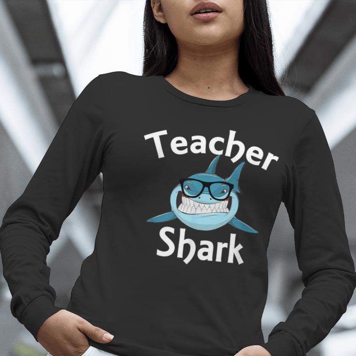 Teacher Shark Teacher For Men Women Women Long Sleeve T-Shirt, funny gift Teacher Shark Teacher For Men Women Women Long Sleeve T-Shirt, funny gift