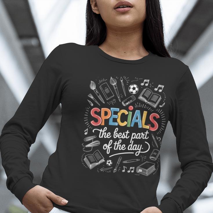 Teacher Specials The Best Part Of The Day Specials Squad Women Long Sleeve T-Shirt, funny gift