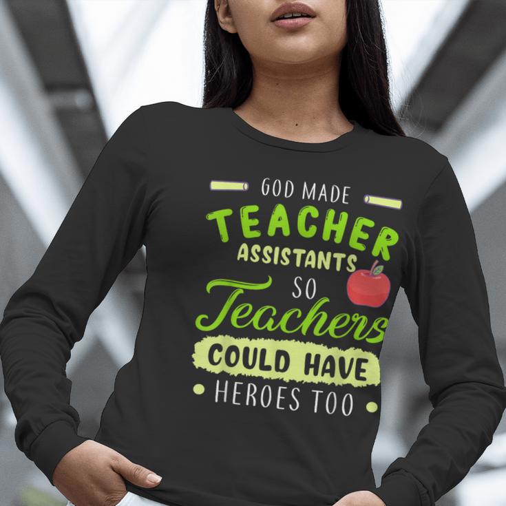 Teacher Teaching Assistant Aide Hero Women Long Sleeve T-Shirt, funny gift Teacher Teaching Assistant Aide Hero Women Long Sleeve T-Shirt, funny gift