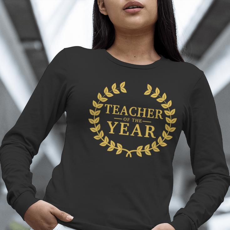 Teacher Of The Year Greatest Ever Award Day Women Long Sleeve T-Shirt, funny gift Teacher Of The Year Greatest Ever Award Day Women Long Sleeve T-Shirt, funny gift