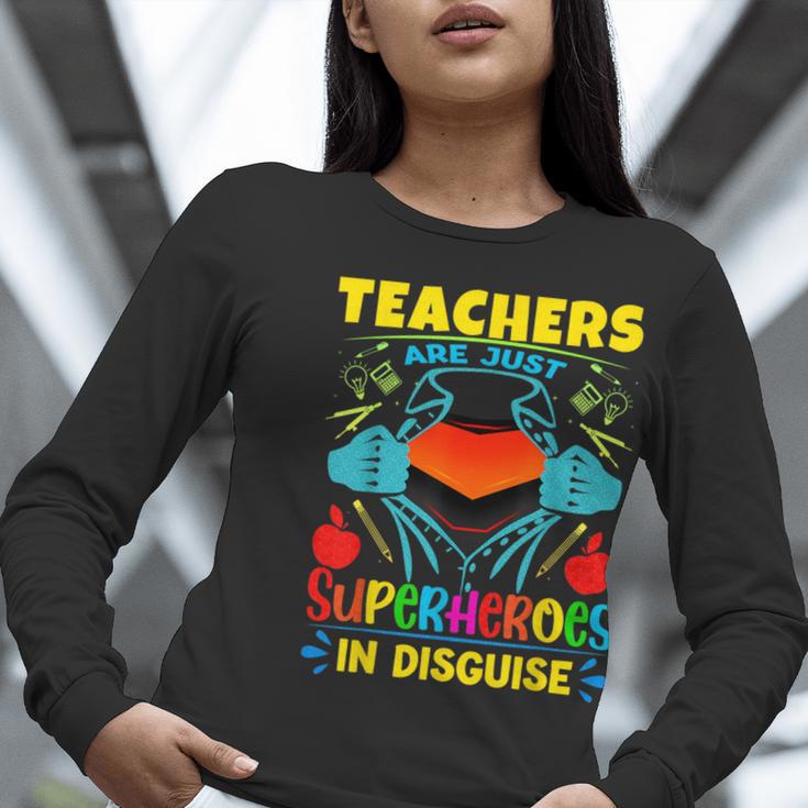 Teachers Are Superheroes – Fun Appreciation Women Long Sleeve T-Shirt, funny gift Teachers Are Superheroes – Fun Appreciation Women Long Sleeve T-Shirt, funny gift