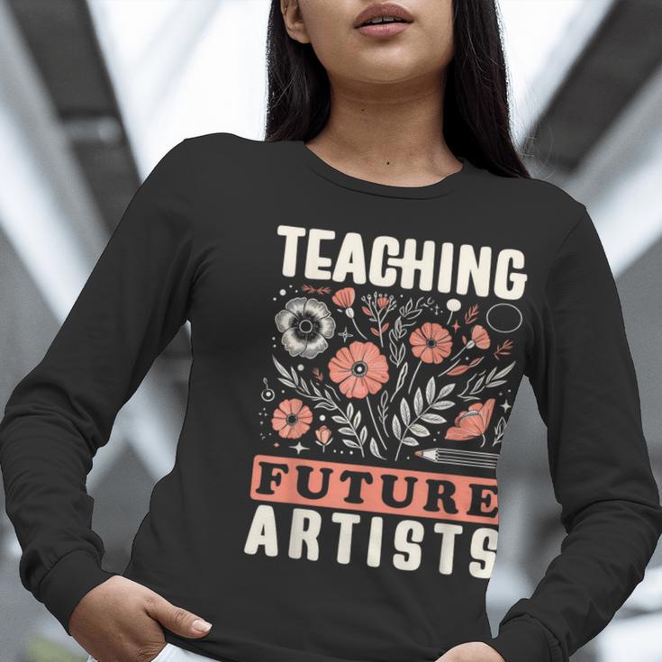 Teaching Future Artists For Art Teachers And Lovers For Men Women Girls Kids Women Long Sleeve T-Shirt, funny gift Teaching Future Artists For Art Teachers And Lovers For Men Women Girls Kids Women Long Sleeve T-Shirt, funny gift