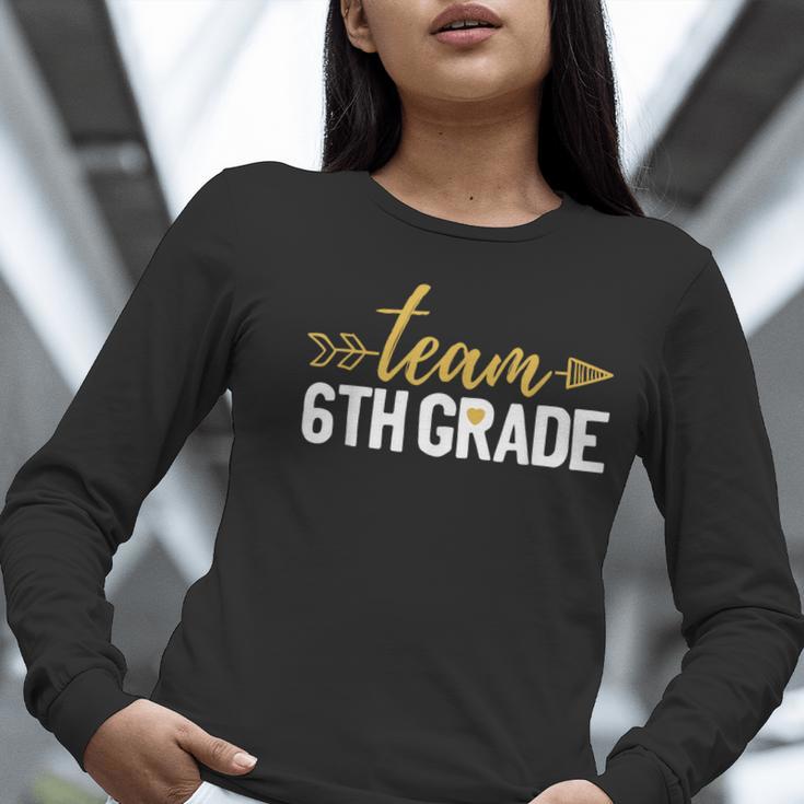Team 6th Grade Hello Sixth Grade Crew Squad Teacher Kids Women Long Sleeve T-Shirt, funny gift Team 6th Grade Hello Sixth Grade Crew Squad Teacher Kids Women Long Sleeve T-Shirt, funny gift