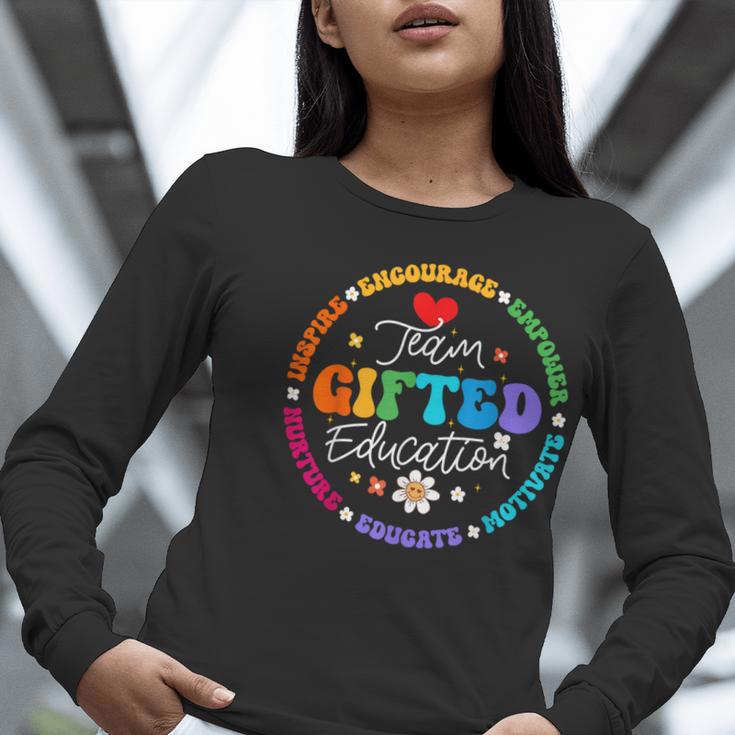 Team Ed Education Teacher Appreciation Back To School Women Long Sleeve T-Shirt, funny gift