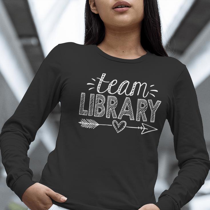 Team Library Tee Teacher Student Back To School Women Long Sleeve T-Shirt, funny gift Team Library Tee Teacher Student Back To School Women Long Sleeve T-Shirt, funny gift