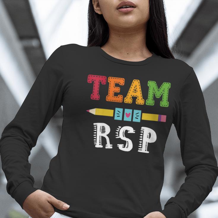Team RSP RSP Teacher Kindergarten Teacher Women Long Sleeve T-Shirt, funny gift Team RSP RSP Teacher Kindergarten Teacher Women Long Sleeve T-Shirt, funny gift