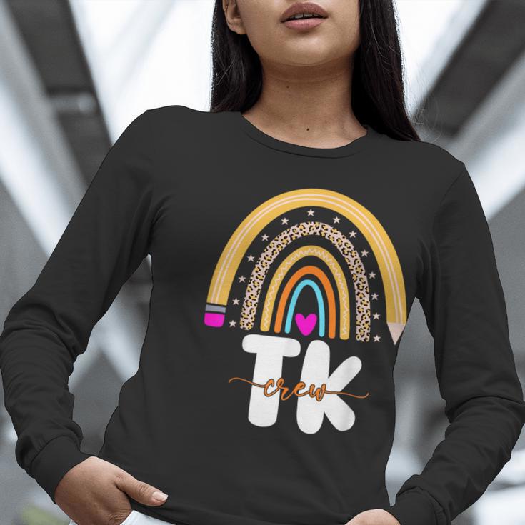 Team TK Transitional Kindergaten TK Crew Squad Teacher Kids Women Long Sleeve T-Shirt, funny gift Team TK Transitional Kindergaten TK Crew Squad Teacher Kids Women Long Sleeve T-Shirt, funny gift