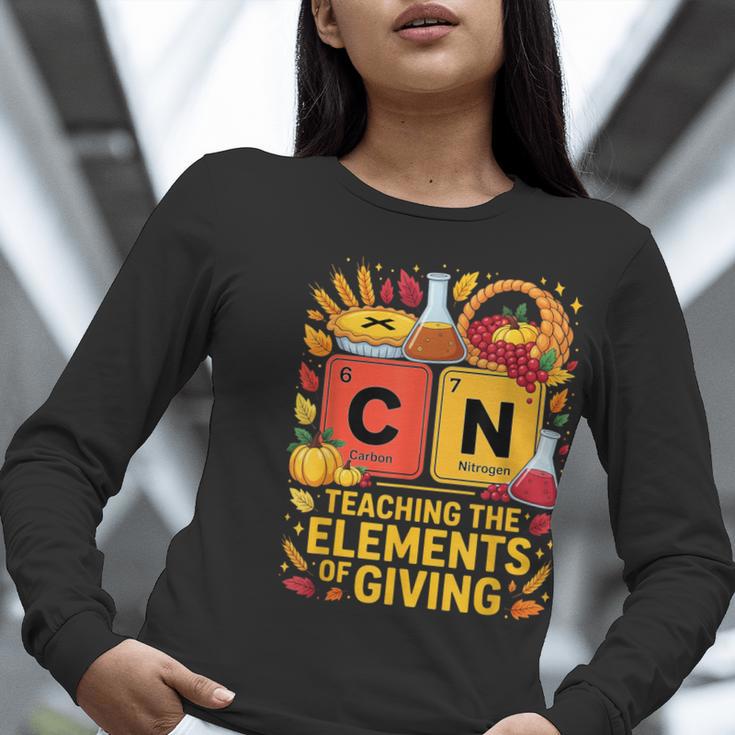 Thanksgiving 67 Meme Science Teacher Periodic Table Women Women Long Sleeve T-Shirt, Science Teacher Shirts, funny gift