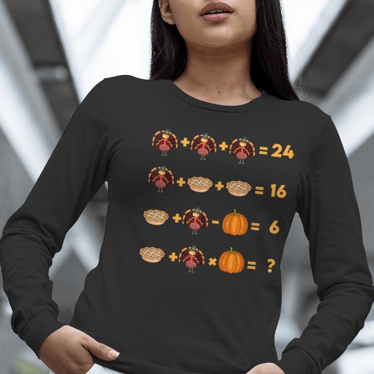 Thanksgiving Order Of Operations Turkey Quiz Math Teacher Women Long Sleeve T-Shirt, funny gift Thanksgiving Order Of Operations Turkey Quiz Math Teacher Women Long Sleeve T-Shirt, funny gift