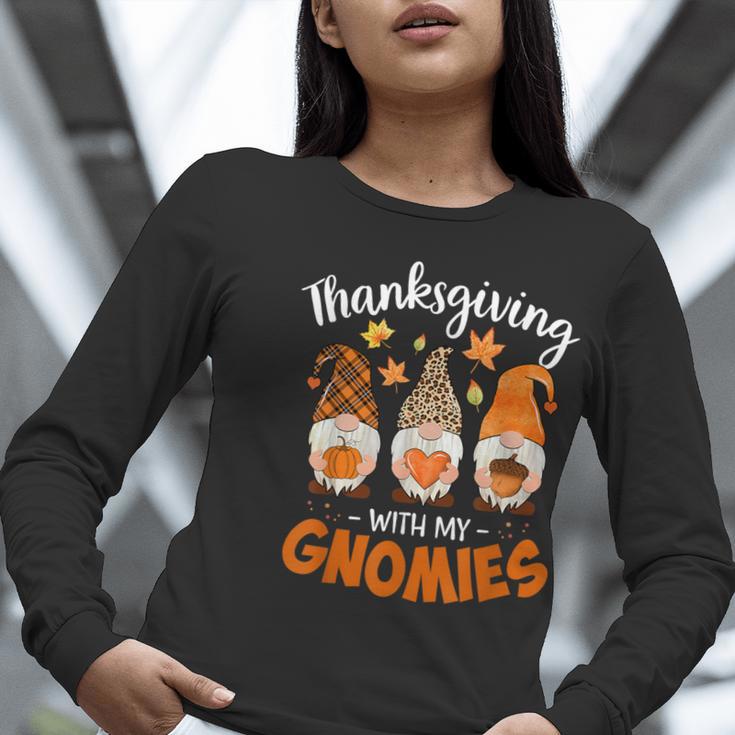 Thanksgiving Shirts For Women With My Gnomies Teachers Gnome Women Long Sleeve T-Shirt, funny gift Thanksgiving Shirts For Women With My Gnomies Teachers Gnome Women Long Sleeve T-Shirt, funny gift