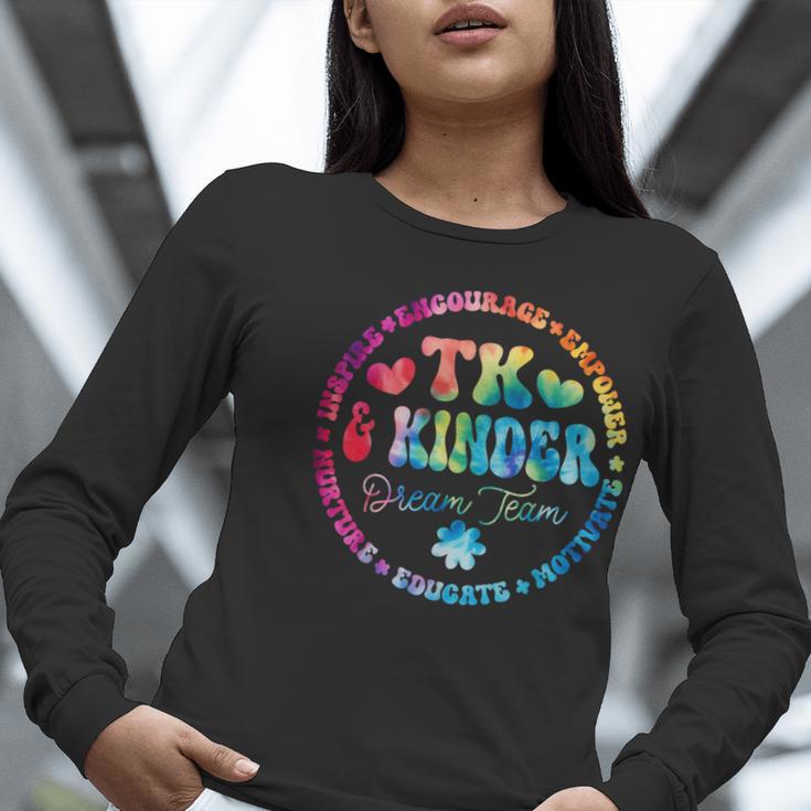 TK & Kinder Dream Team Transitional Kindergarten Teacher Women Long Sleeve T-Shirt, funny gift