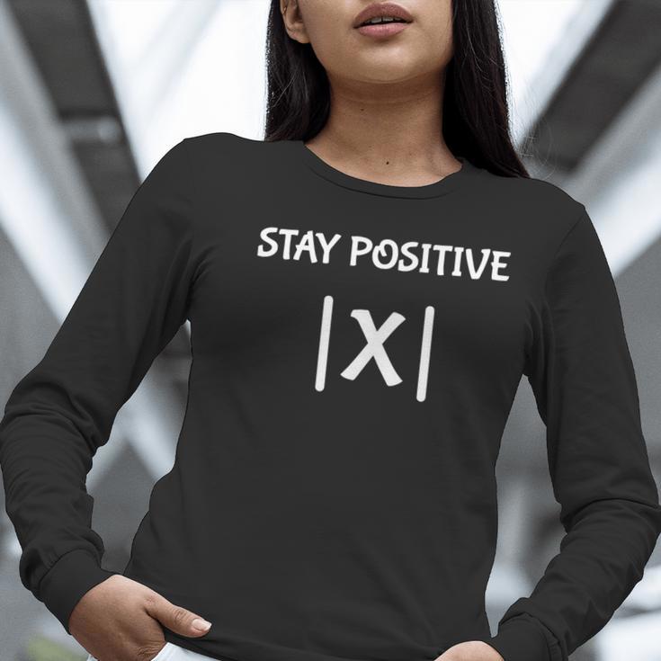 Top Math Teacher Joke Men Women Fun Stay Positive Women Long Sleeve T-Shirt, funny gift Top Math Teacher Joke Men Women Fun Stay Positive Women Long Sleeve T-Shirt, funny gift