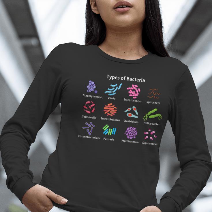 Types Of Bacteria Microbiologist Biology Science Teacher Women Long Sleeve T-Shirt, Science Teacher Shirts, funny gift Types Of Bacteria Microbiologist Biology Science Teacher Women Long Sleeve T-Shirt, Science Teacher Shirts, funny gift