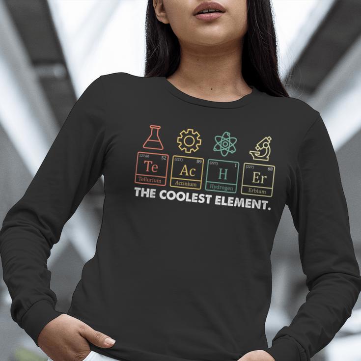 Vintage The Coolest Element Periodic Table Chemist Teacher Women Long Sleeve T-Shirt, funny gift Vintage The Coolest Element Periodic Table Chemist Teacher Women Long Sleeve T-Shirt, funny gift