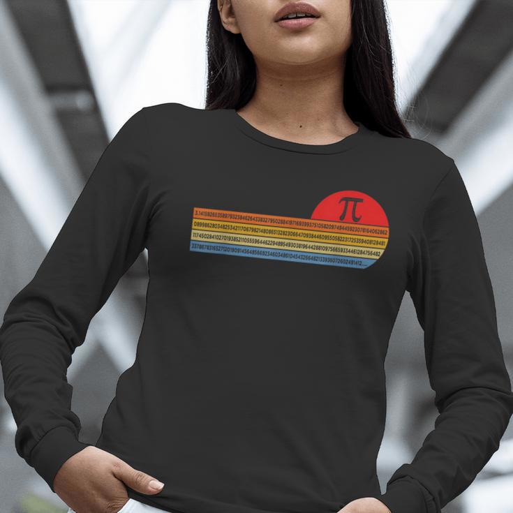Vintage Pi Day 314 TShirt- Math Teacher Student Geek Women Long Sleeve T-Shirt, funny gift