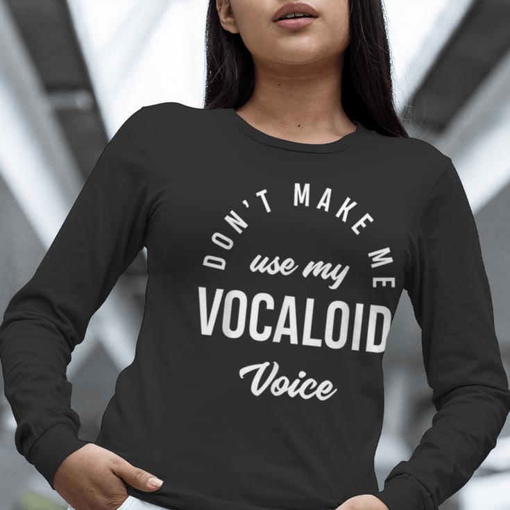 Vocaloid Voice Vocal Music Teacher Singer Singing Women Long Sleeve T-Shirt, funny gift Vocaloid Voice Vocal Music Teacher Singer Singing Women Long Sleeve T-Shirt, funny gift