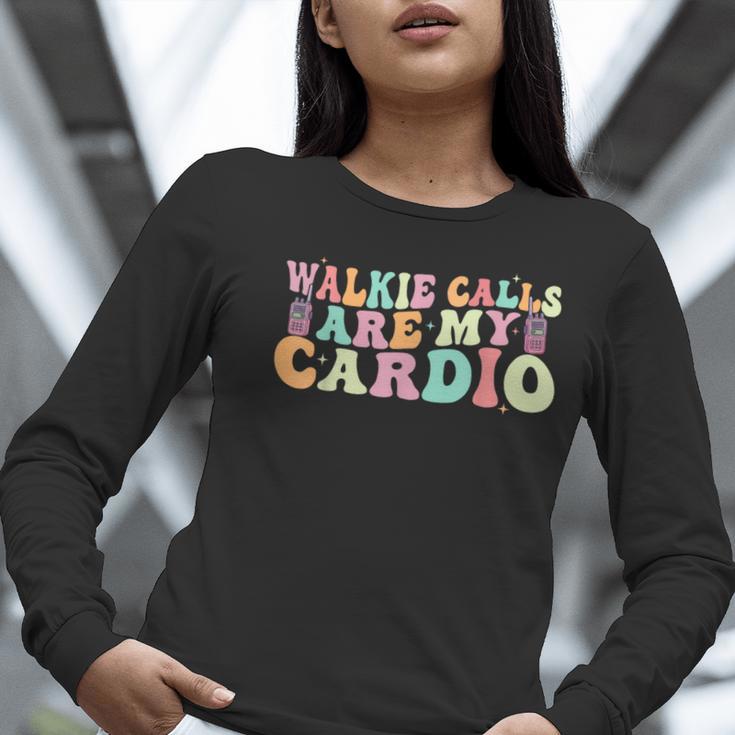 Walkie Calls Are My Cardio SPED Teacher Inclusion ABA Women Long Sleeve T-Shirt, funny gift Walkie Calls Are My Cardio SPED Teacher Inclusion ABA Women Long Sleeve T-Shirt, funny gift