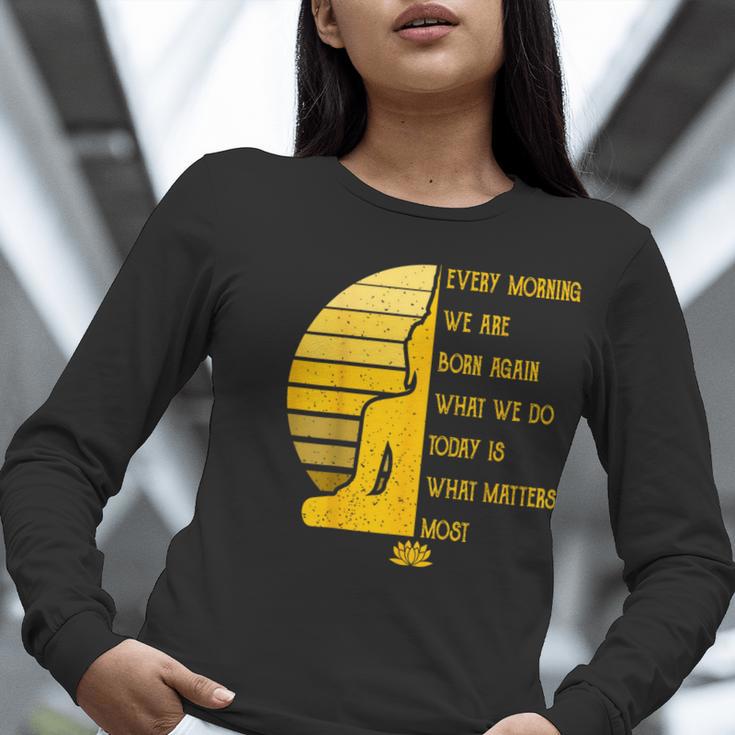 Yoga Meditation Buddha Yoga Teacher T-Shirt Women Long Sleeve T-Shirt, funny gift Yoga Meditation Buddha Yoga Teacher T-Shirt Women Long Sleeve T-Shirt, funny gift