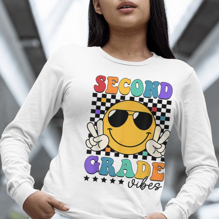 2nd Grade Teacher Shirts First Day Second Grade Shirt Girls Women Long Sleeve T-Shirt, First Grade Teacher Shirts, 2nd Grade Teacher Shirts, funny gift