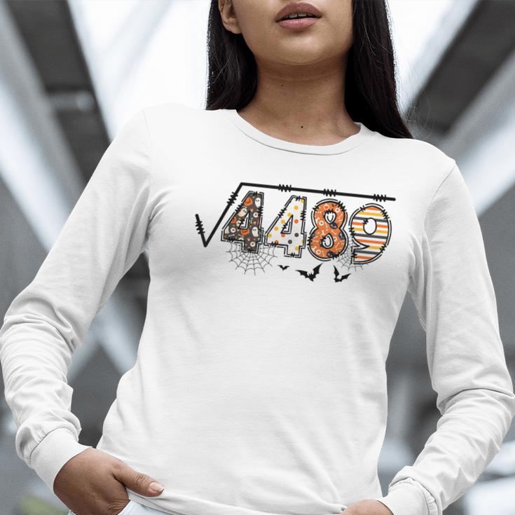 6 7 Square Root Of 4489 Slang Math Teacher Halloween Women Long Sleeve T-Shirt, funny gift 6 7 Square Root Of 4489 Slang Math Teacher Halloween Women Long Sleeve T-Shirt, funny gift