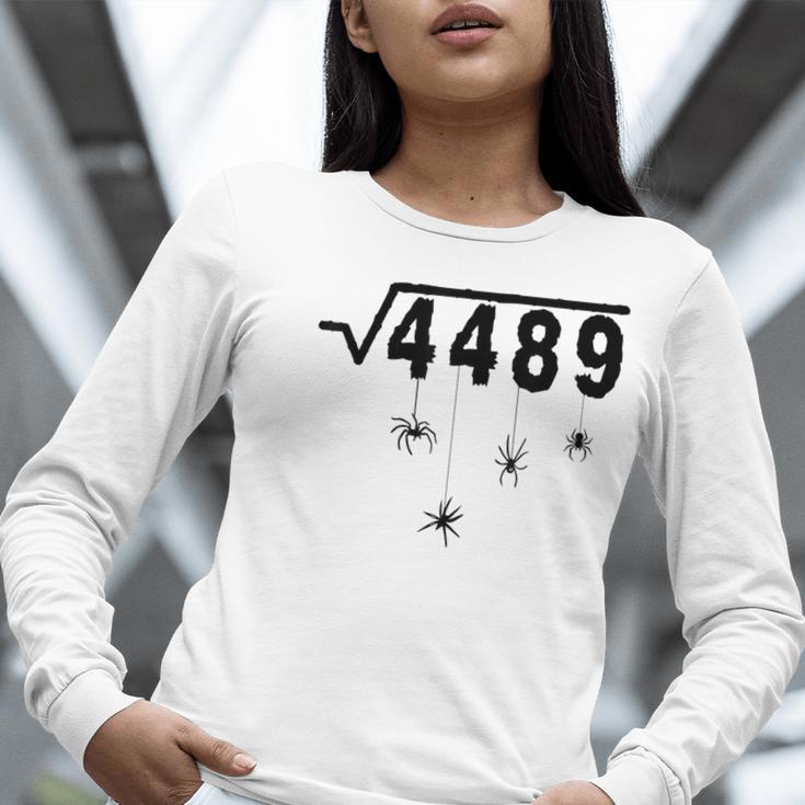 67 Meme Math Teacher 6 7 Halloween Spiders Square Root 4489 Women Long Sleeve T-Shirt, funny gift 67 Meme Math Teacher 6 7 Halloween Spiders Square Root 4489 Women Long Sleeve T-Shirt, funny gift