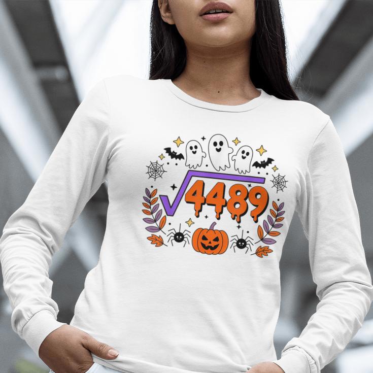 67 Meme Square Root 4489 Teen Six Seven Slang Math Teacher Women Long Sleeve T-Shirt, funny gift