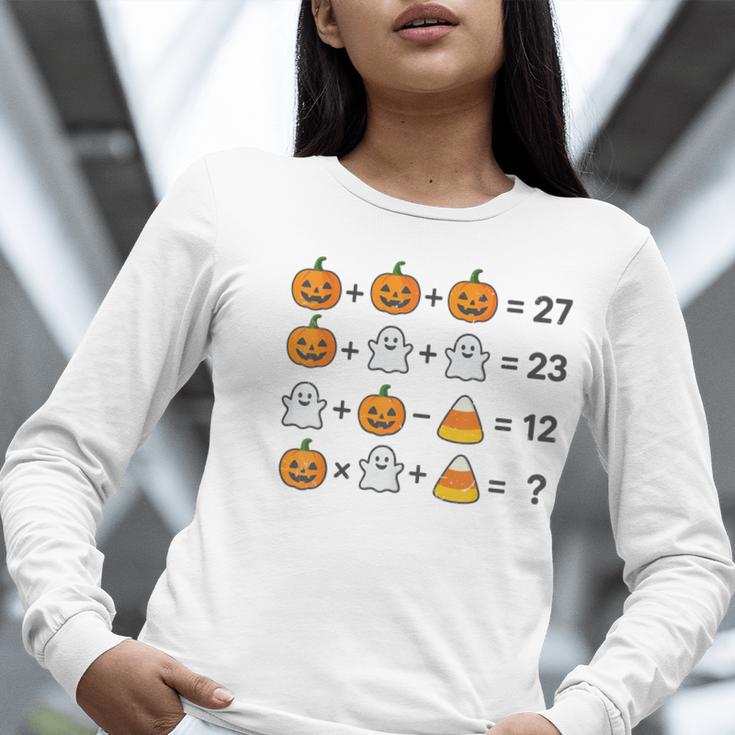 67 Order Operations Math Teacher Halloween Costume Math Fun Women Long Sleeve T-Shirt, funny gift