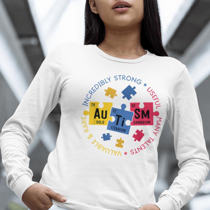 Autism Awareness Shirt Periodic Puzzle Science Teacher Men Women Kids Women Long Sleeve T-Shirt, Science Teacher Shirts, funny gift Autism Awareness Shirt Periodic Puzzle Science Teacher Men Women Kids Women Long Sleeve T-Shirt, Science Teacher Shirts, funny gift
