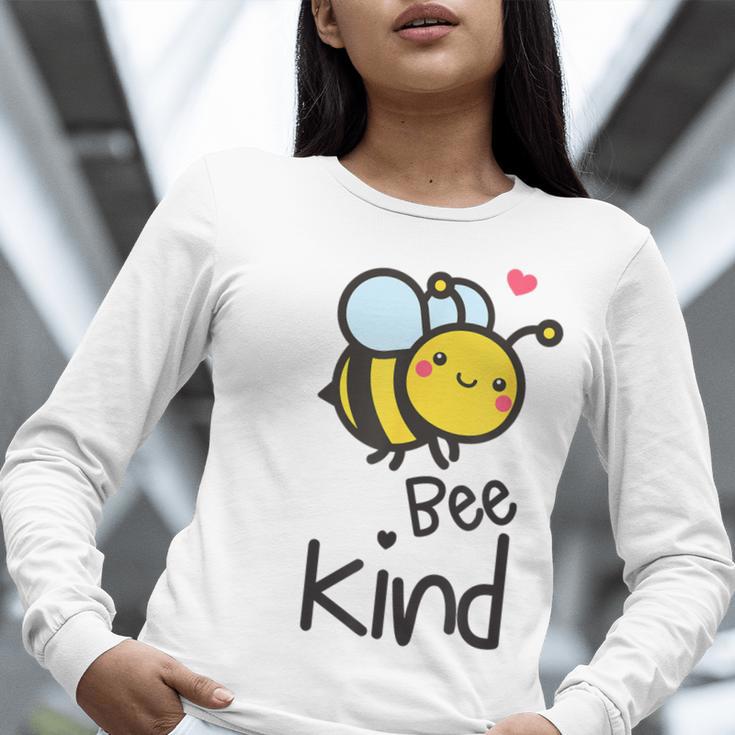 Bee Kind Bumble Bee Anti Bullying Teacher Kindness Matters Women Long Sleeve T-Shirt, funny gift