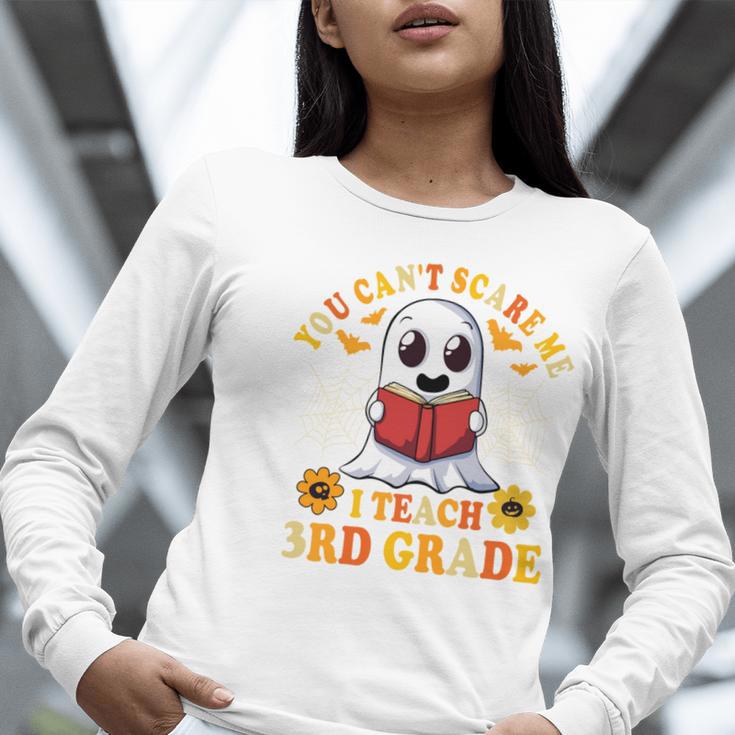 You Cant Scare Me I Teach 3rd Grade Teacher Halloween Women Long Sleeve T-Shirt, funny gift You Cant Scare Me I Teach 3rd Grade Teacher Halloween Women Long Sleeve T-Shirt, funny gift