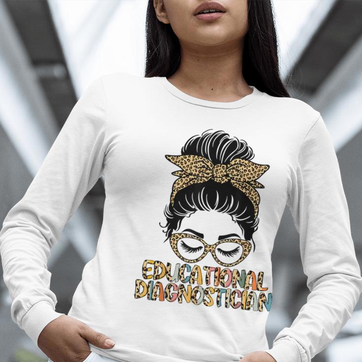 Cute Educational Diagnostician Teacher Appreciation Week Men Women Women Long Sleeve T-Shirt, funny gift Cute Educational Diagnostician Teacher Appreciation Week Men Women Women Long Sleeve T-Shirt, funny gift