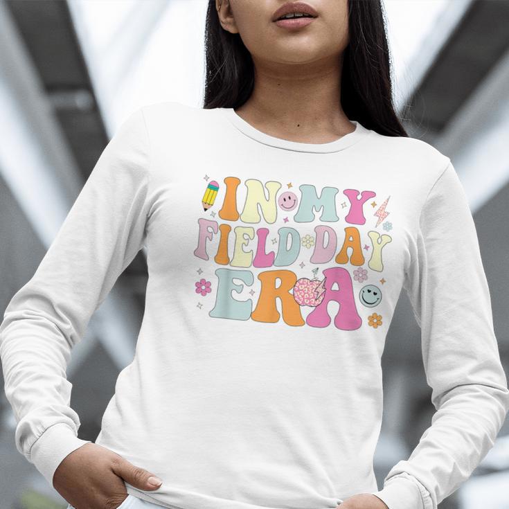 In My Field Day Era Teacher Kids Cute Groovy Field Day Women Long Sleeve T-Shirt, Groovy Teacher Shirts, funny gift In My Field Day Era Teacher Kids Cute Groovy Field Day Women Long Sleeve T-Shirt, Groovy Teacher Shirts, funny gift