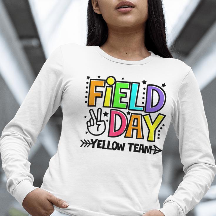 Field Day Yellow Team For Teacher Kids Field Day Games Women Long Sleeve T-Shirt, funny gift Field Day Yellow Team For Teacher Kids Field Day Games Women Long Sleeve T-Shirt, funny gift