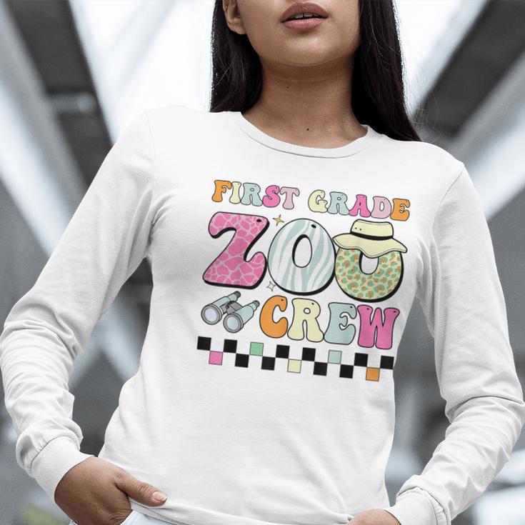 Field Zoo Trip Shirt For Teacher First Grade Crew For Men Women Kids Women Long Sleeve T-Shirt, First Grade Teacher Shirts, funny gift