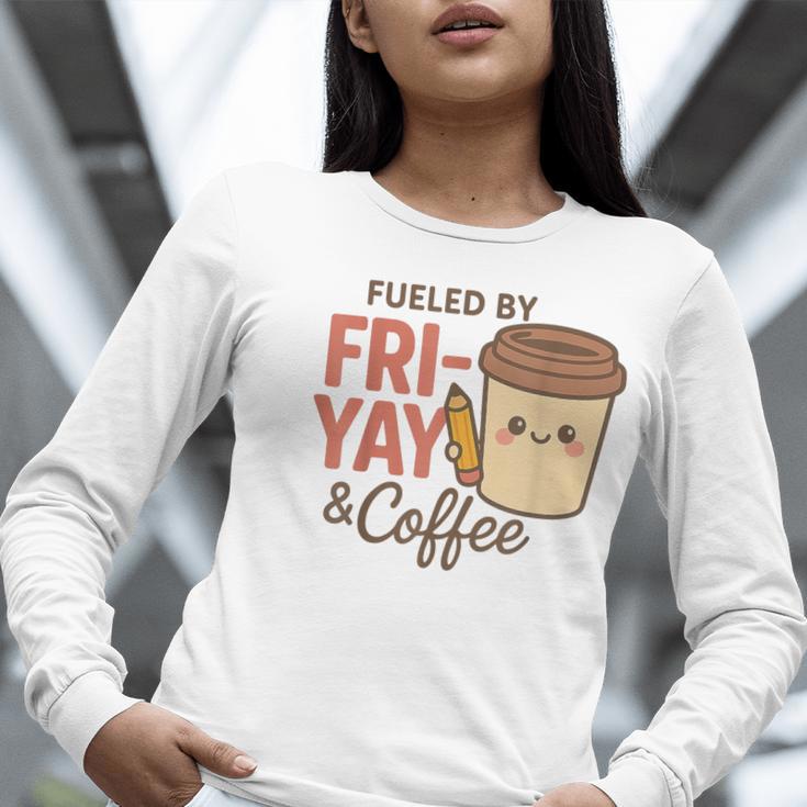 Friyay Teacher Coffee Friday School Cute Fri Yay Women Long Sleeve T-Shirt, funny gift Friyay Teacher Coffee Friday School Cute Fri Yay Women Long Sleeve T-Shirt, funny gift