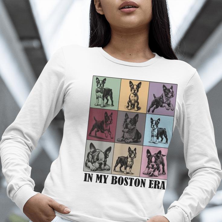 Funny Boston Terrier Quote In My Boston Terrier Era Cool Dog Men Women Women Long Sleeve T-Shirt, funny gift