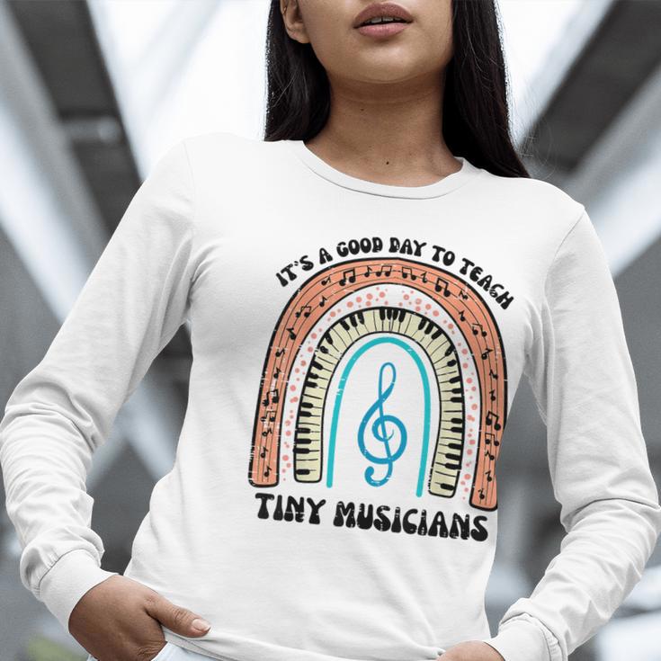 Good Day To Teach Tiny Musicians Piano Music Teacher Women Women Long Sleeve T-Shirt, funny gift Good Day To Teach Tiny Musicians Piano Music Teacher Women Women Long Sleeve T-Shirt, funny gift