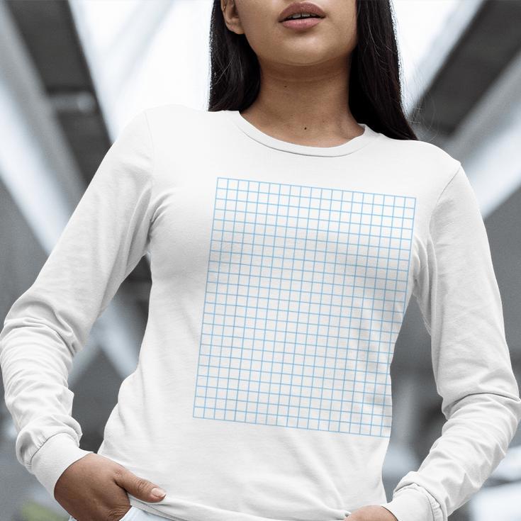 Graph Paper Engineer Architecture Math Teacher Costume Women Long Sleeve T-Shirt, funny gift Graph Paper Engineer Architecture Math Teacher Costume Women Long Sleeve T-Shirt, funny gift