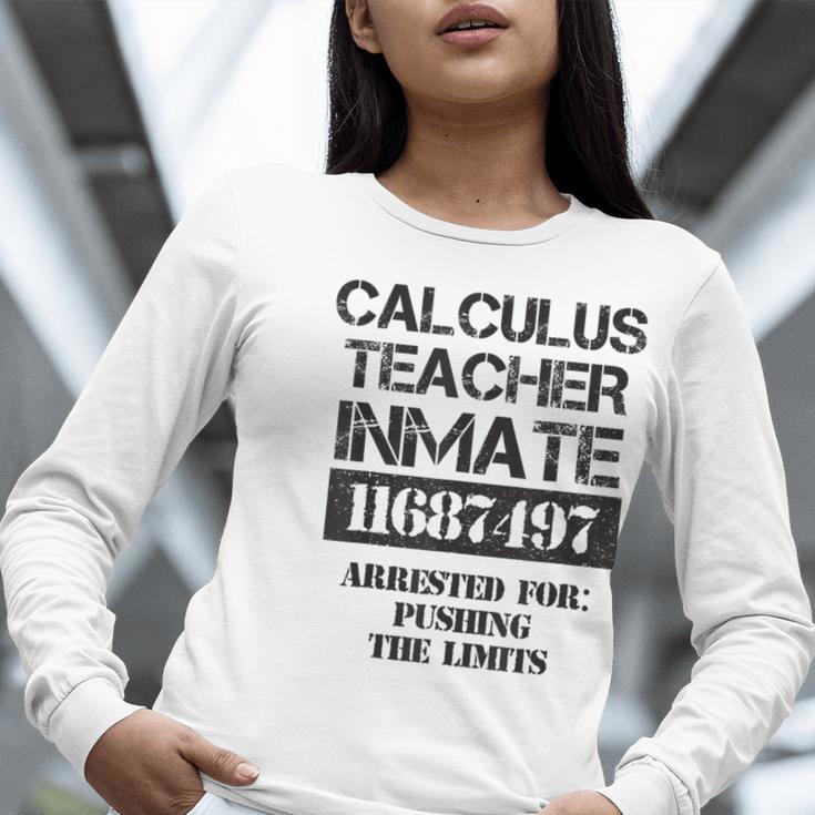 Halloween Calculus Teacher Prisoner Costume Women Long Sleeve T-Shirt, funny gift Halloween Calculus Teacher Prisoner Costume Women Long Sleeve T-Shirt, funny gift