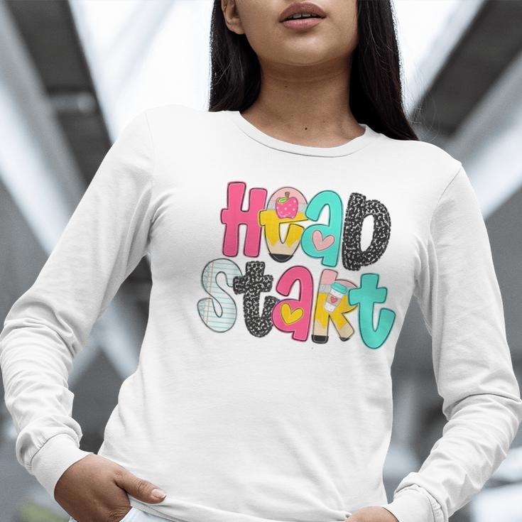 Head Start Team Homeschool Teacher Headstart Back To School Women Long Sleeve T-Shirt, funny gift