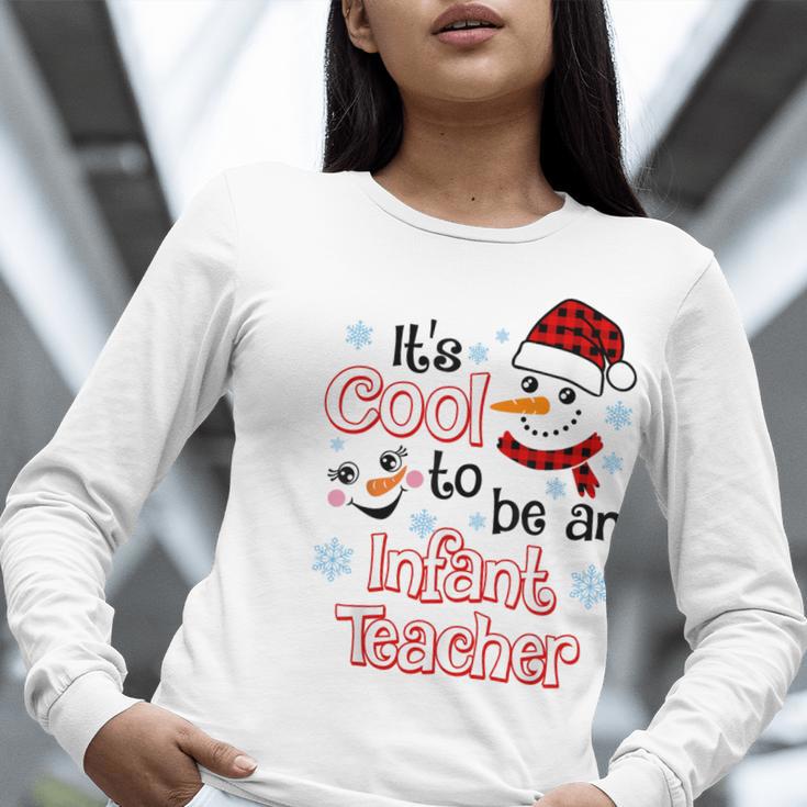 It's Cool To Be a Infant Teacher Snowman Winter Christmas Women Long Sleeve T-Shirt, funny gift It's Cool To Be a Infant Teacher Snowman Winter Christmas Women Long Sleeve T-Shirt, funny gift